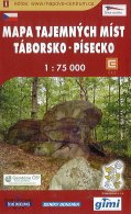Mapa tajemných míst Táborsko - Písecko