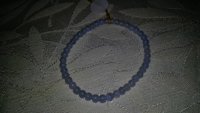 náramek kuličky 4 mm, chalcedon
