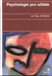 Čáp Jan: Psychologie pro učitele