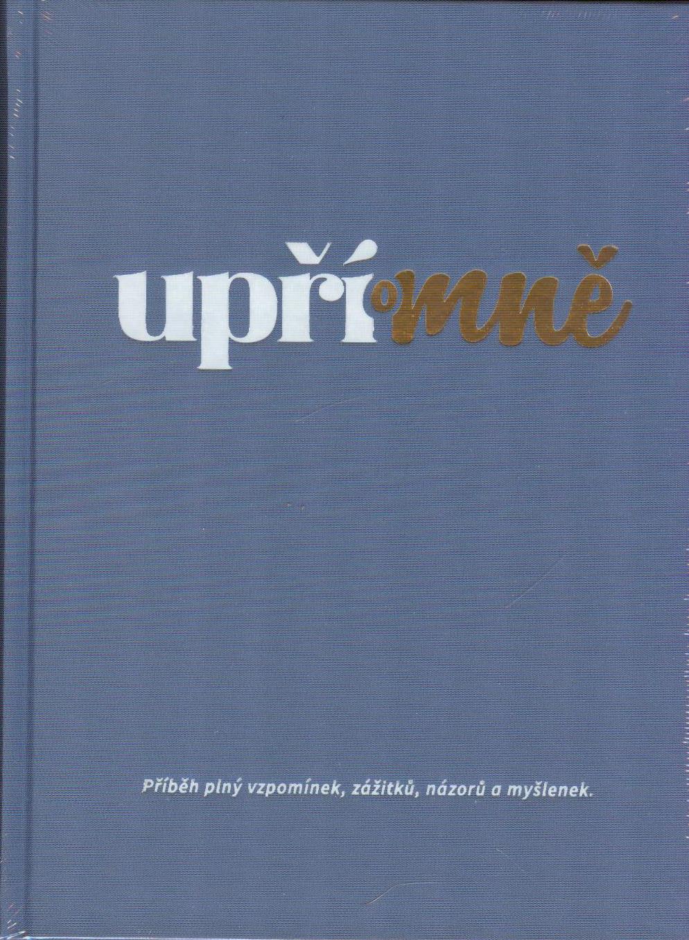 Deník Upřímně - modrý
