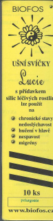 ušní svíčky Lucie, pelargonie, krabička 10 ks