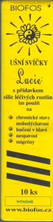 ušní svíčky Lucie, heřmánek, krabička 10 ks