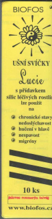 ušní svíčky Lucie, jal.-rozm.-šal., krabička 10 ks