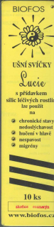 ušní svíčky Lucie, skořice-rozmar., krabička 10 ks