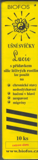 ušní svíčky Lucie, cedr, krabička 10 ks