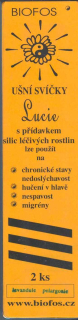ušní svíčky Lucie, levand.-pelarg., krabička 2 ks
