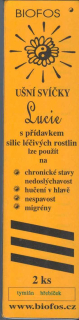 ušní svíčky Lucie, tymián-hřebíček, krabička 2 ks