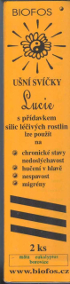 ušní svíčky Lucie, máta-euk.-bor., krabička 2 ks