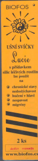 ušní svíčky Lucie, skořice-rozmar., krabička 2 ks