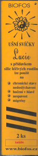 ušní svíčky Lucie, kadidlo, krabička 2 ks