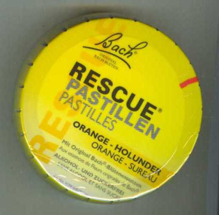 RESCUE REMEDY pastilky, 50 g (příchuť pomeranč)