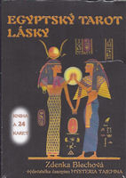 Blechová Zdenka: Egyptský tarot lásky - kniha a 24 karet