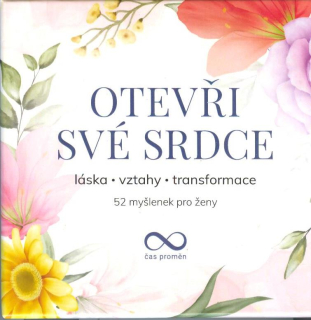 Pešková Marcela: Otevři své srdce - 52 myšlenek pro ženy (karty)