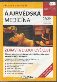 Chauhan Vikram: Ájurvédská medicína - 4 DVD, 12hodinový kurz