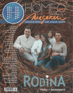 HOMEO magazín 2/2026 - Rodina (slovensky)