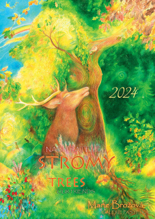 Brožová Marie: Kalendář 2024 - Naši přátelé stromy (nástěnný)
