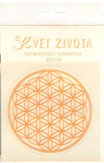 samolepka Květ života, průměr 8,5 cm