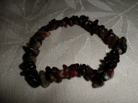 náramek turmalín černý tromlovaný