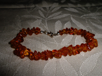 náramek jantar tromlovaný