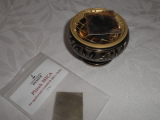 plátek MICA slídový na uhlíky, 2 ks