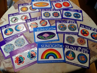 mandaly - samolepky na sklo malé (Sunlight)