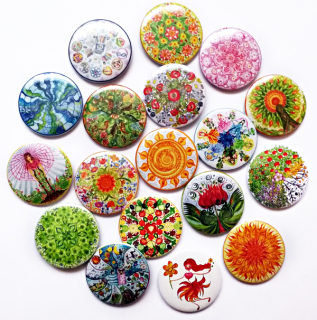 Slabá Martina: magnetka s mandalou Martina Slabá