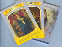 Virtue Doreen: Marie, královna andělů (kniha a 44 karet) 6x9 cm