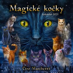 Marchetti Giro: Kalendář 2023 - Magické kočky (nástěnný)