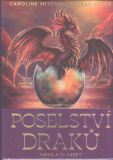 Mitchell Caroline: Poselství draků (kniha a 33 karet)