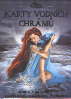 Cherub Suzy: Karty vodních chrámů (kniha a 44 karet)