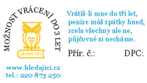 Možnost vrácení - razítko